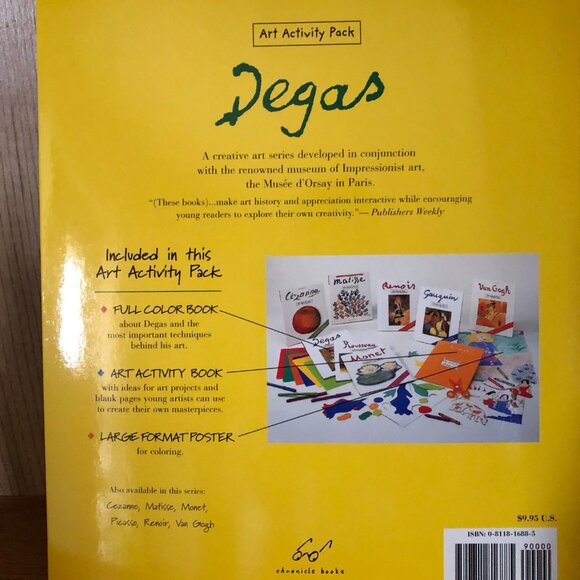 2 Art Activity Books Monet and Degas. New! - Picture 2 of 4